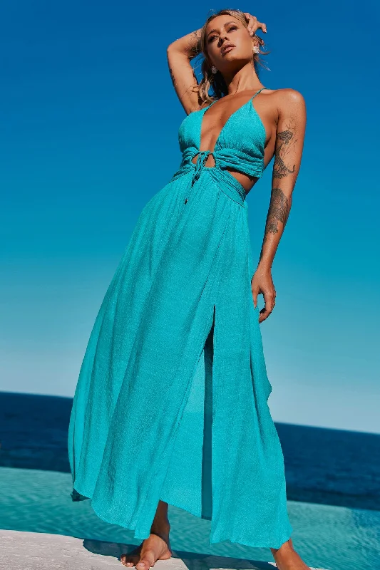Timeless clothing pieces every woman should own   Dolly Maxi Dress - Aqua