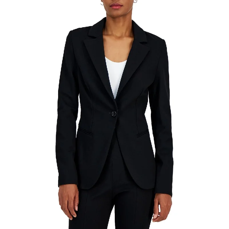Affordable fashion that looks high-end   Womens Collar Viscose One-Button Blazer