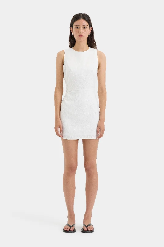 Trendy women’s clothing    D'orsay Corded Mini Dress
