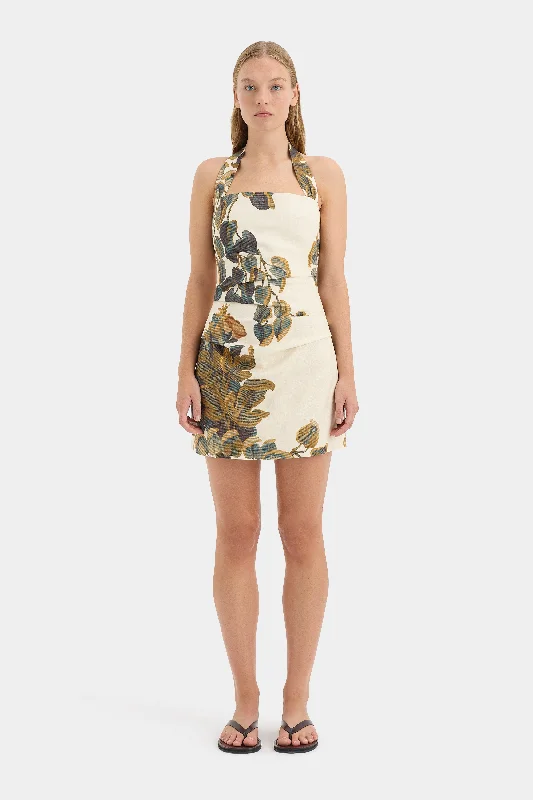 Get noticed with eye-catching women’s fashion   Evalita Halter Mini Dress