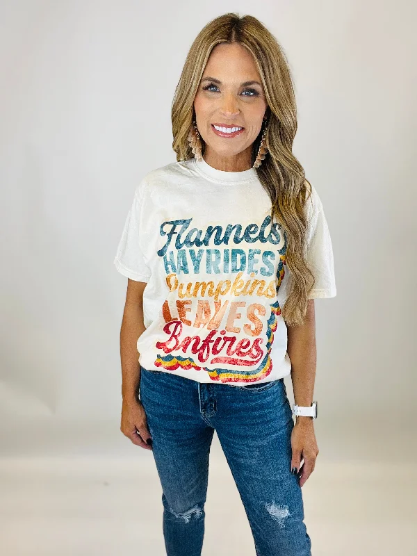 FALL FAVORITES GRAPHIC TEE—-FLASH SALE