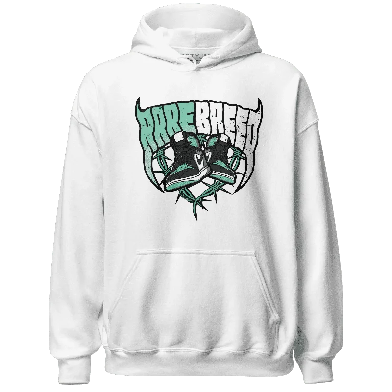 NastyJamz High OG Green Glow 1s Hoodie Match Rare Breed Sneaker