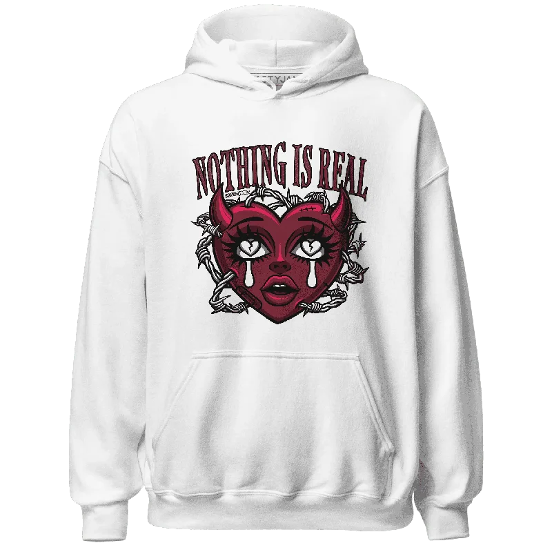 NastyJamz High White Team Red 1s Hoodie Match Nothing Is Real