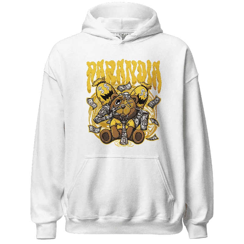 NastyJamz Jordan 6 Yellow Ochre Hoodie Match Paranoia Money BER