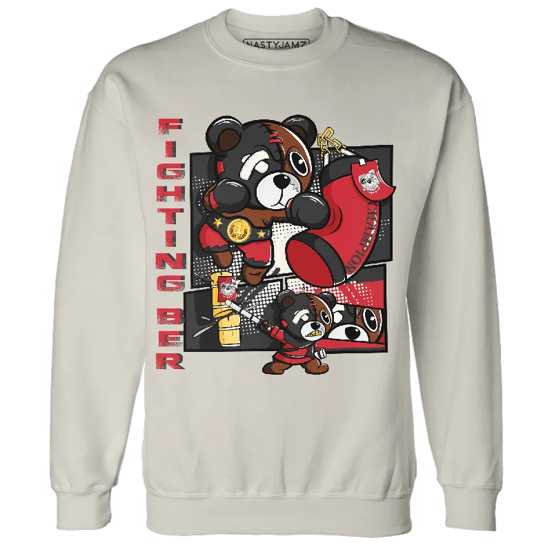 NastyJamz Jumman Jack University Red Sweatshirt Match BER Fighting Boxing