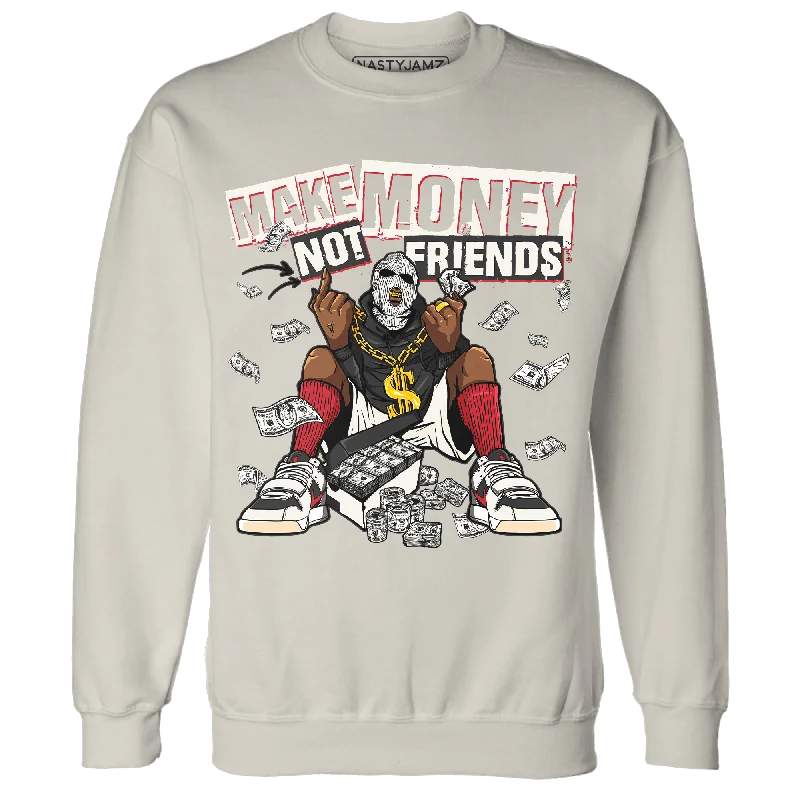 NastyJamz Jumman Jack University Red Sweatshirt Match Make Money Not Friends