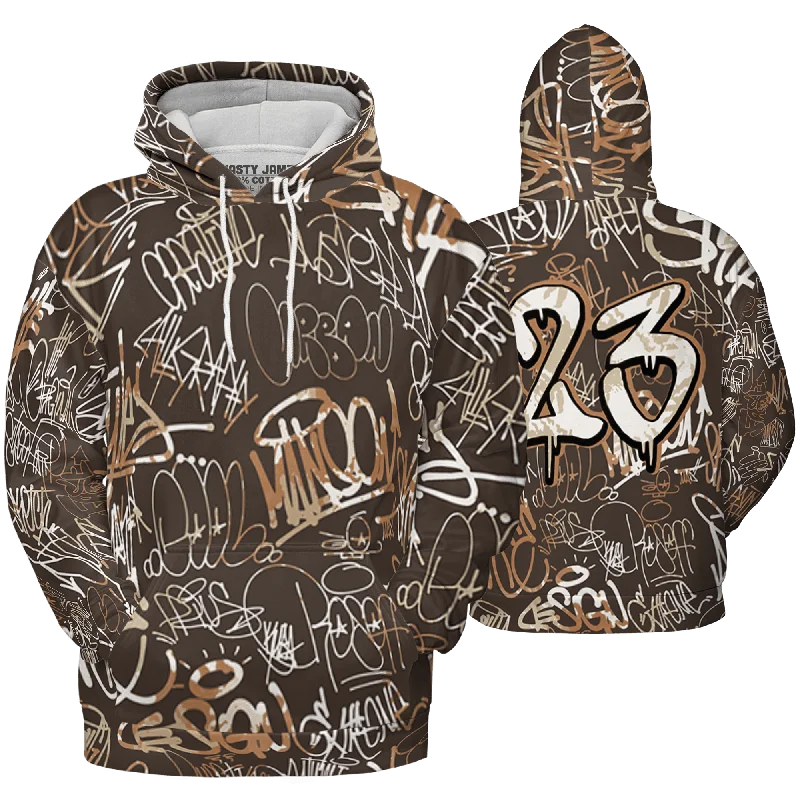 NastyJamz Jumpman Jack Hoodie Match 23 Hiphop 3D All-Over Print Graffiti Pattern