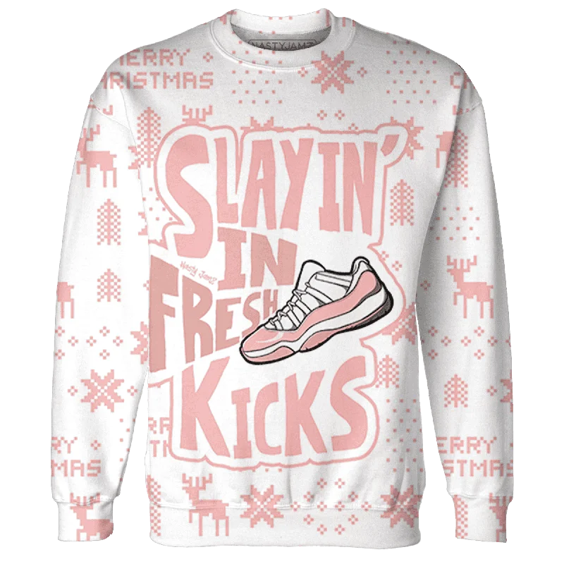 Low Legend Pink 11s NastyJamz Sweatshirt Match Slayin Kicks 3D