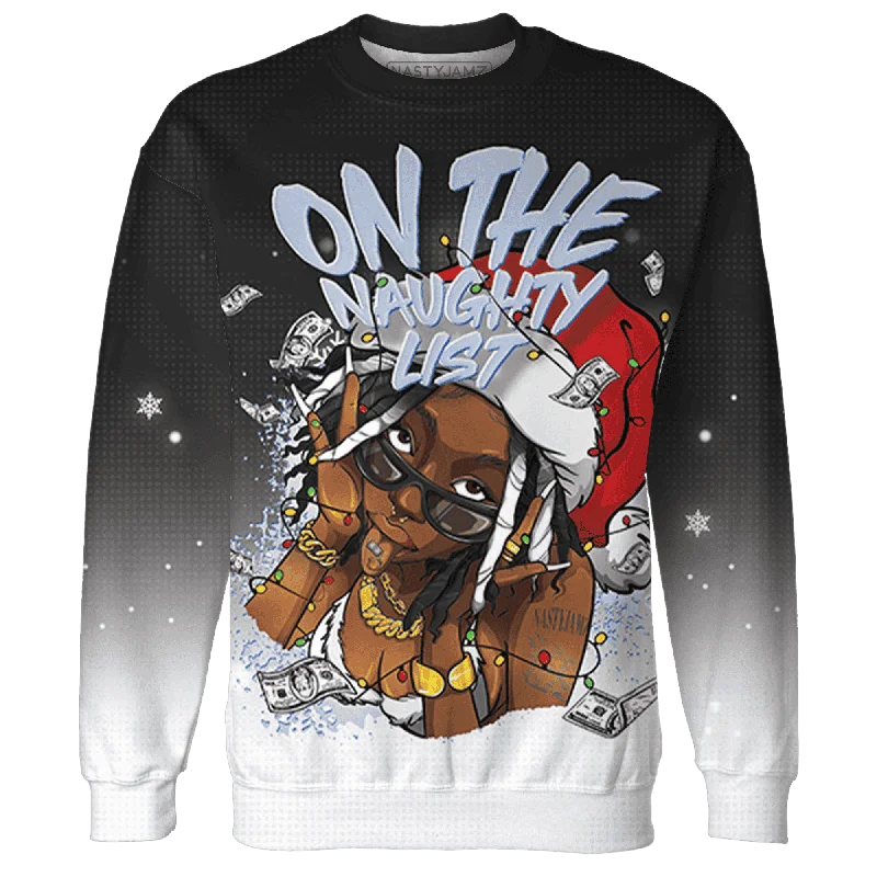 Low Space Jamz 11s NastyJamz Sweatshirt Match Xmas Naughty List 3D