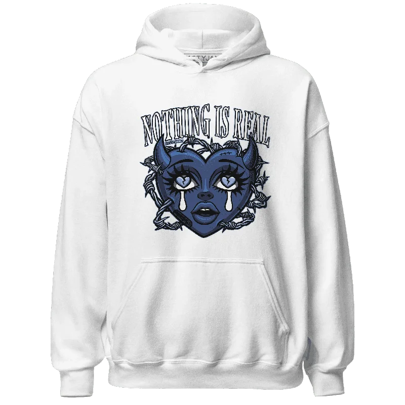 NastyJamz Midnight Navy 5s Hoodie Match Nothing Is Real