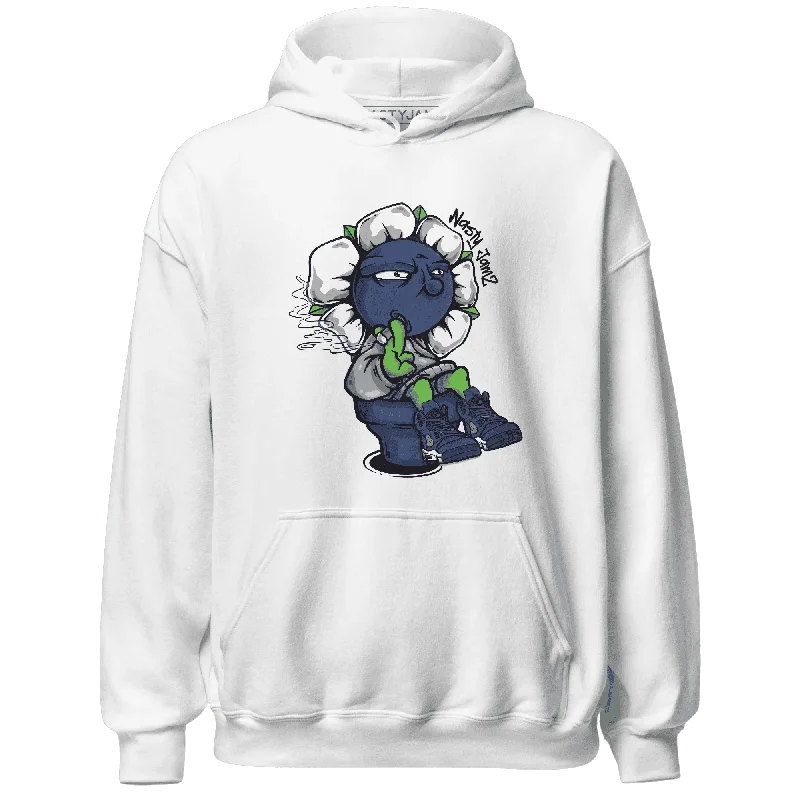 NastyJamz Midnight Navy 5s Hoodie Match Rebel Bloom