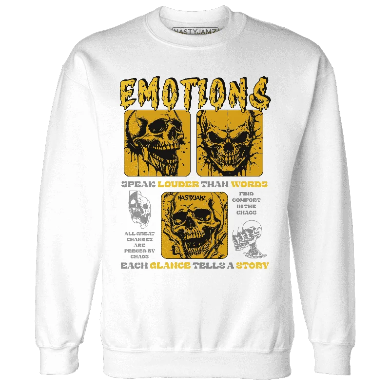 NastyJamz Yellow Ochre 6s Sweatshirt Match Emotions Skull