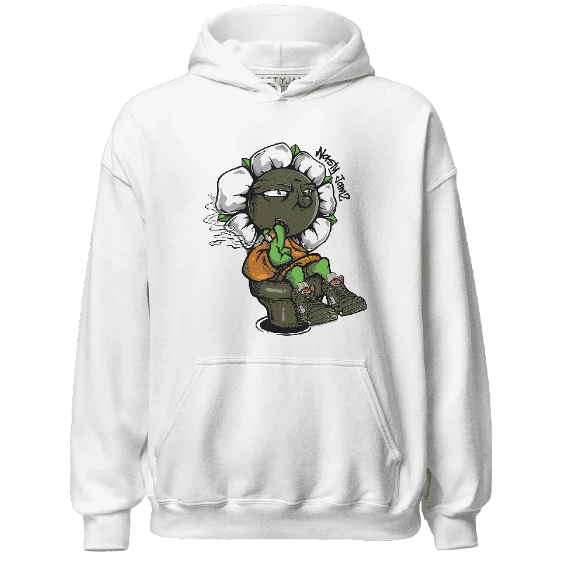 NastyJamz Olive 5s Hoodie Match Rebel Bloom