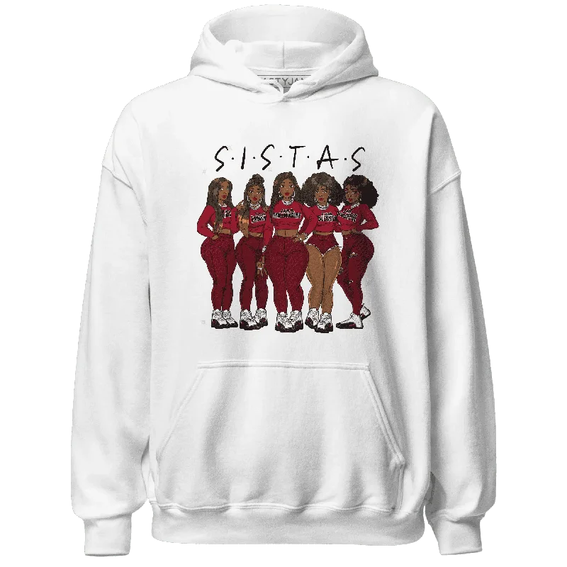 NastyJamz Retro Red Taxi 12s Hoodie Match Sistas Melanin Girl