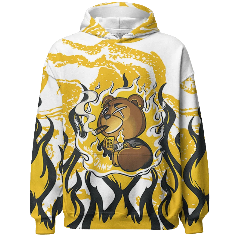 NastyJamz Yellow Ochre 6s Hoodie Match BER Burn Fear 3D All-Over Print