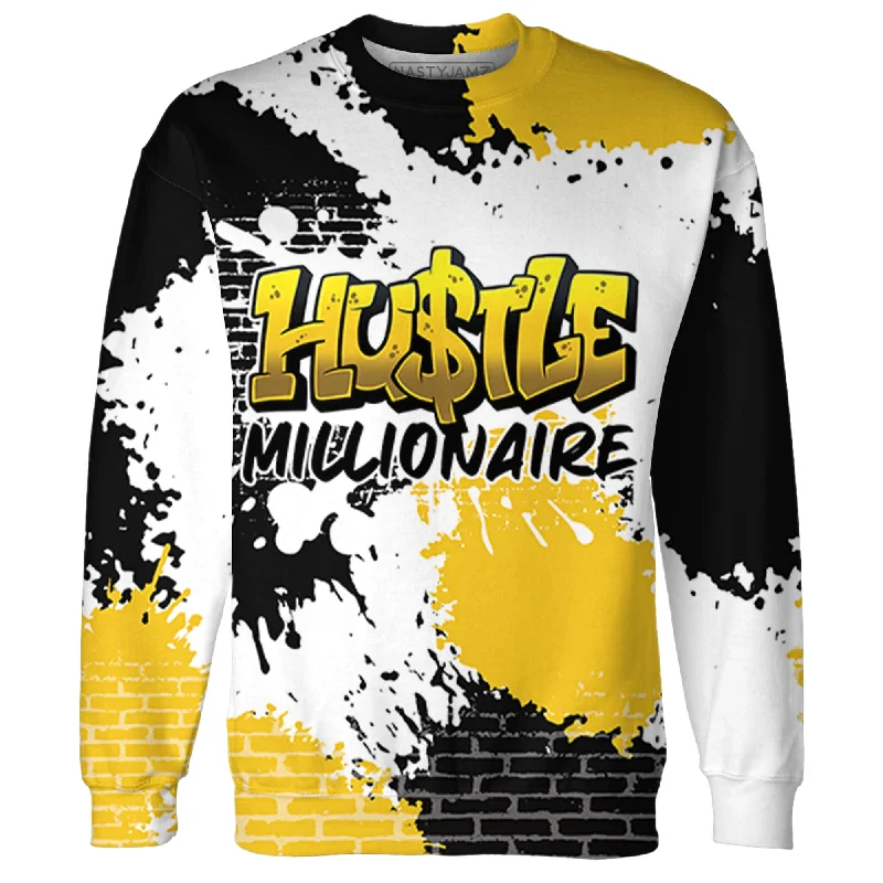 NastyJamz Yellow Ochre 6s Sweatshirt Match Hustle Millionaire 3D