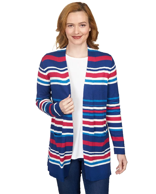 Ruby Road Key Items Colorblock Cardigan