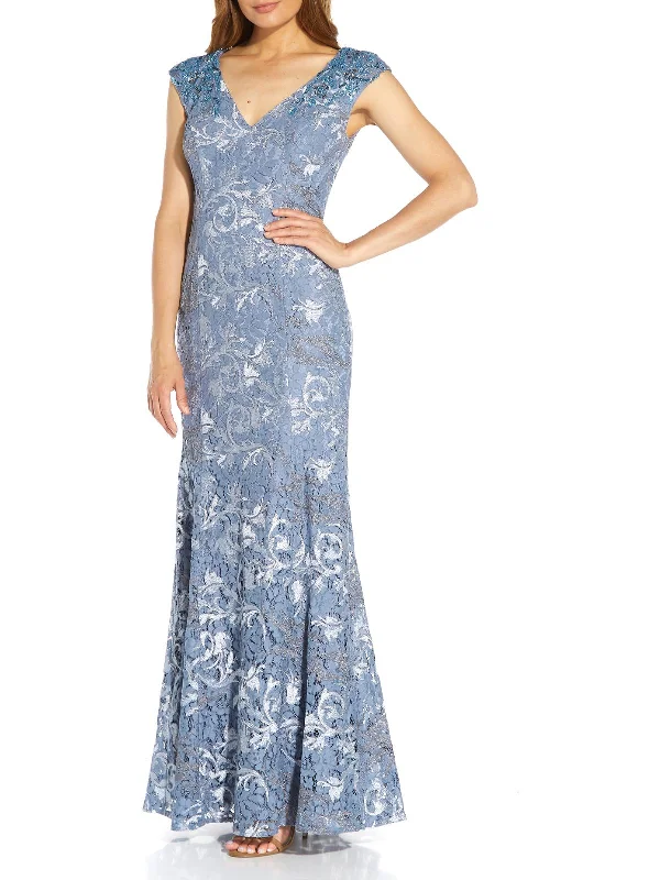 Confidence-boosting clothing for women   Womens Embroidered Maxi Evening Dress