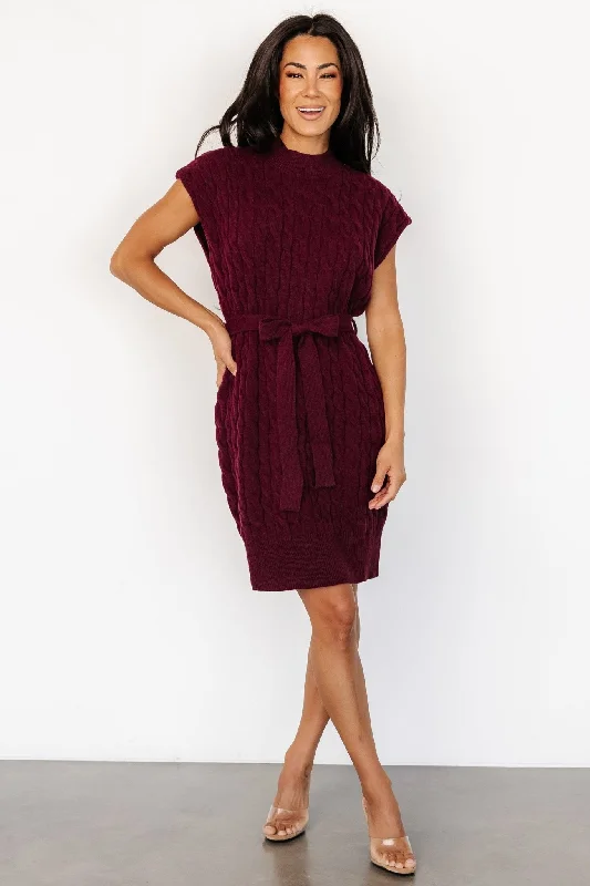 Kambri Cable Knit Sweater Dress | Mulberry