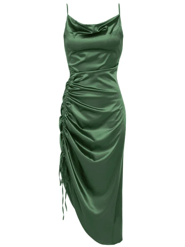 Stylish clothing designed to flatter every woman   1960s Drawstring Spaghetti Strap Pencil Dress